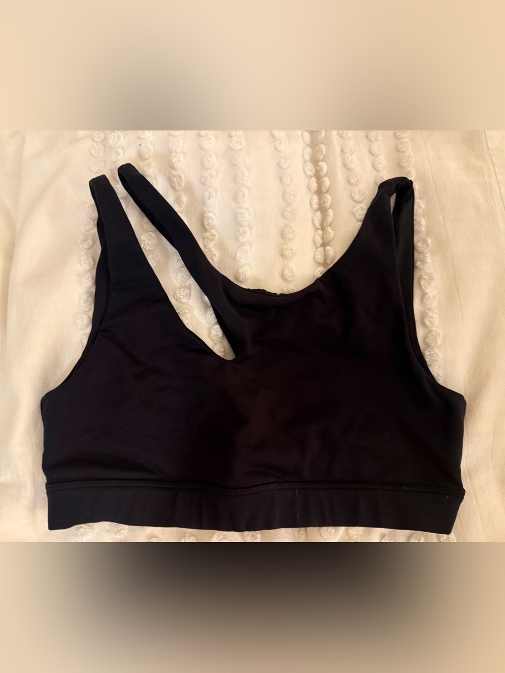 ALO Yoga Black Seamless Scoop Sports Bra